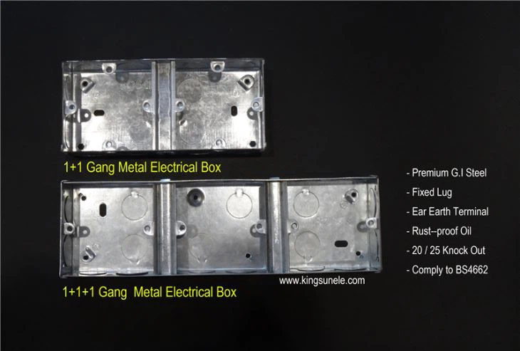Double Gang Electrical Switch Box