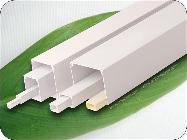 PVC Trunking Fire Proof Slotted Trunking per cavi elettrici